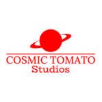 A cosmic tomato floating in space